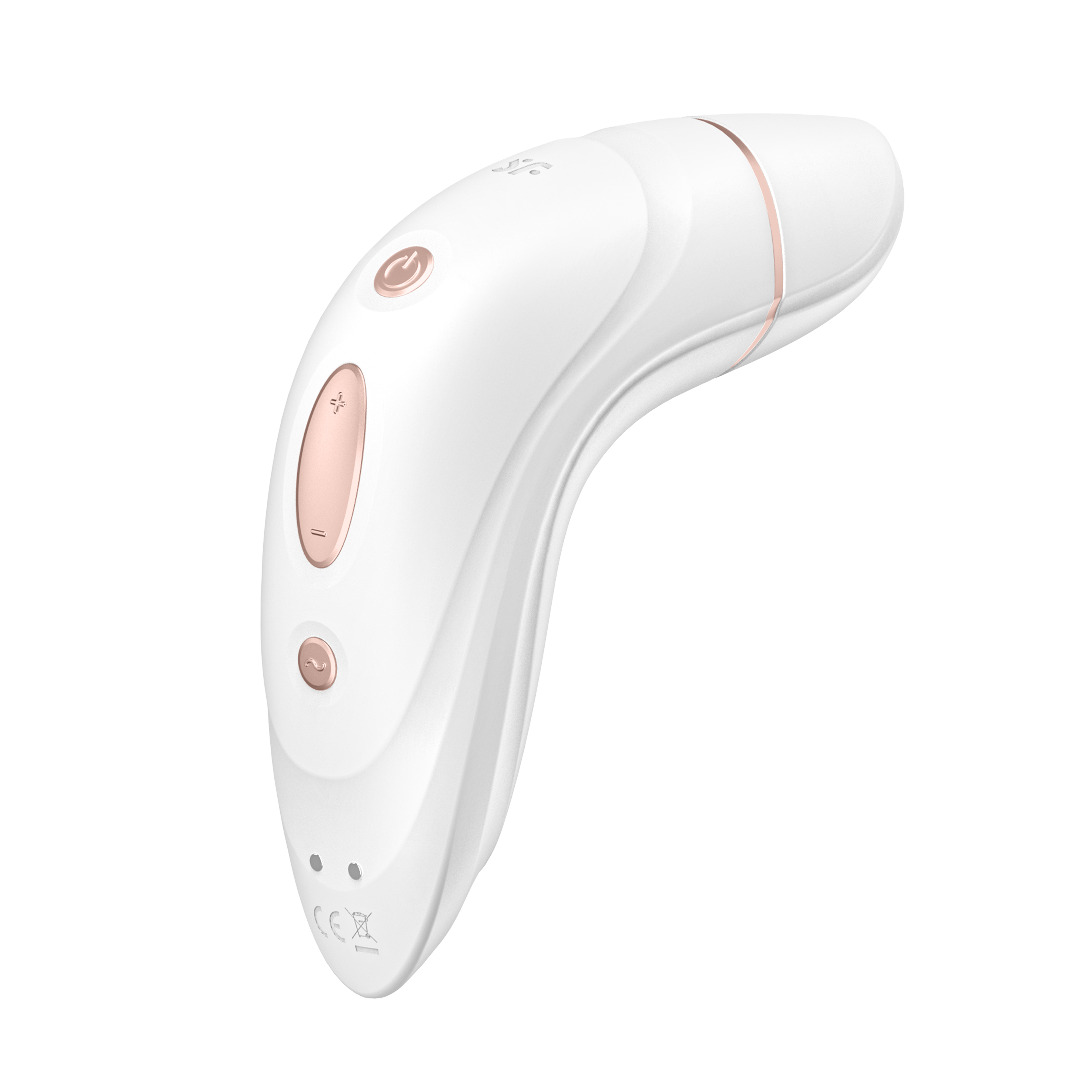 Вакуумный стимулятор клитора с вибрацией Satisfyer Pro Plus Vibration, белый