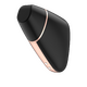 Вакуумный стимулятор клитора с вибрацией Satisfyer Love Triangle, черный