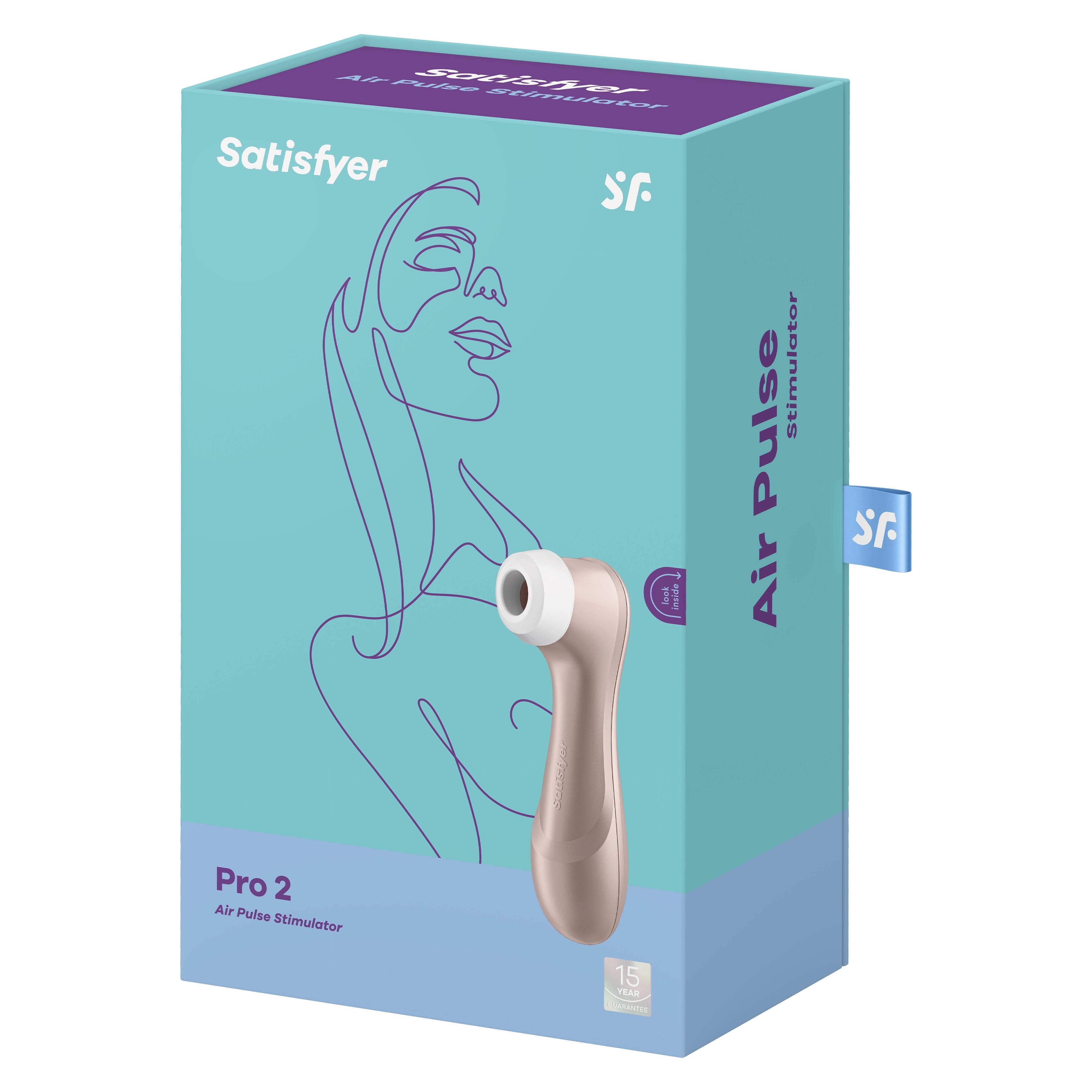 Вакуумный стимулятор клитора Satisfyer Pro 2 Generation 2, нежно-розовое золото