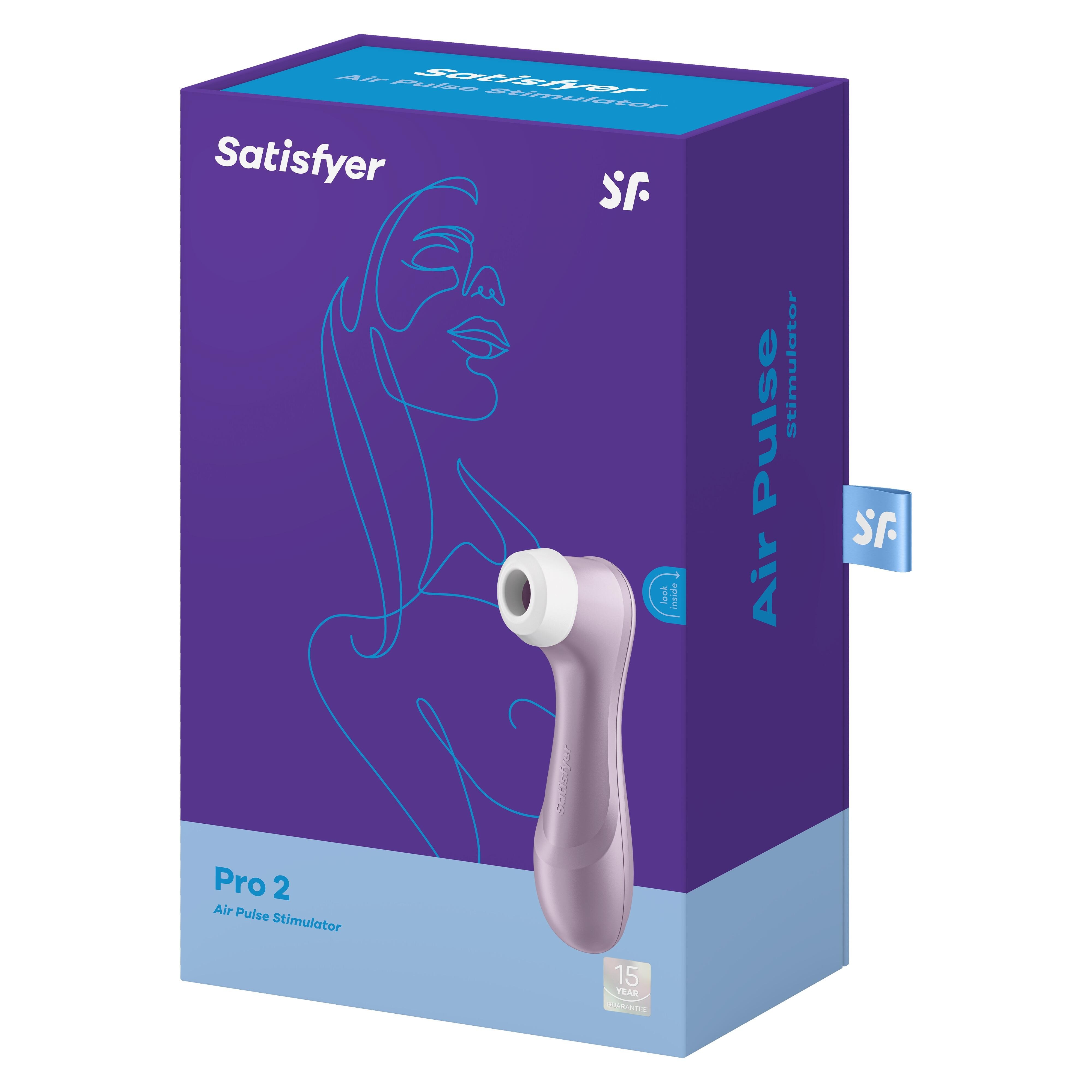 Вакуумный стимулятор клитора Satisfyer Pro 2 Generation 2, сиреневый металлик