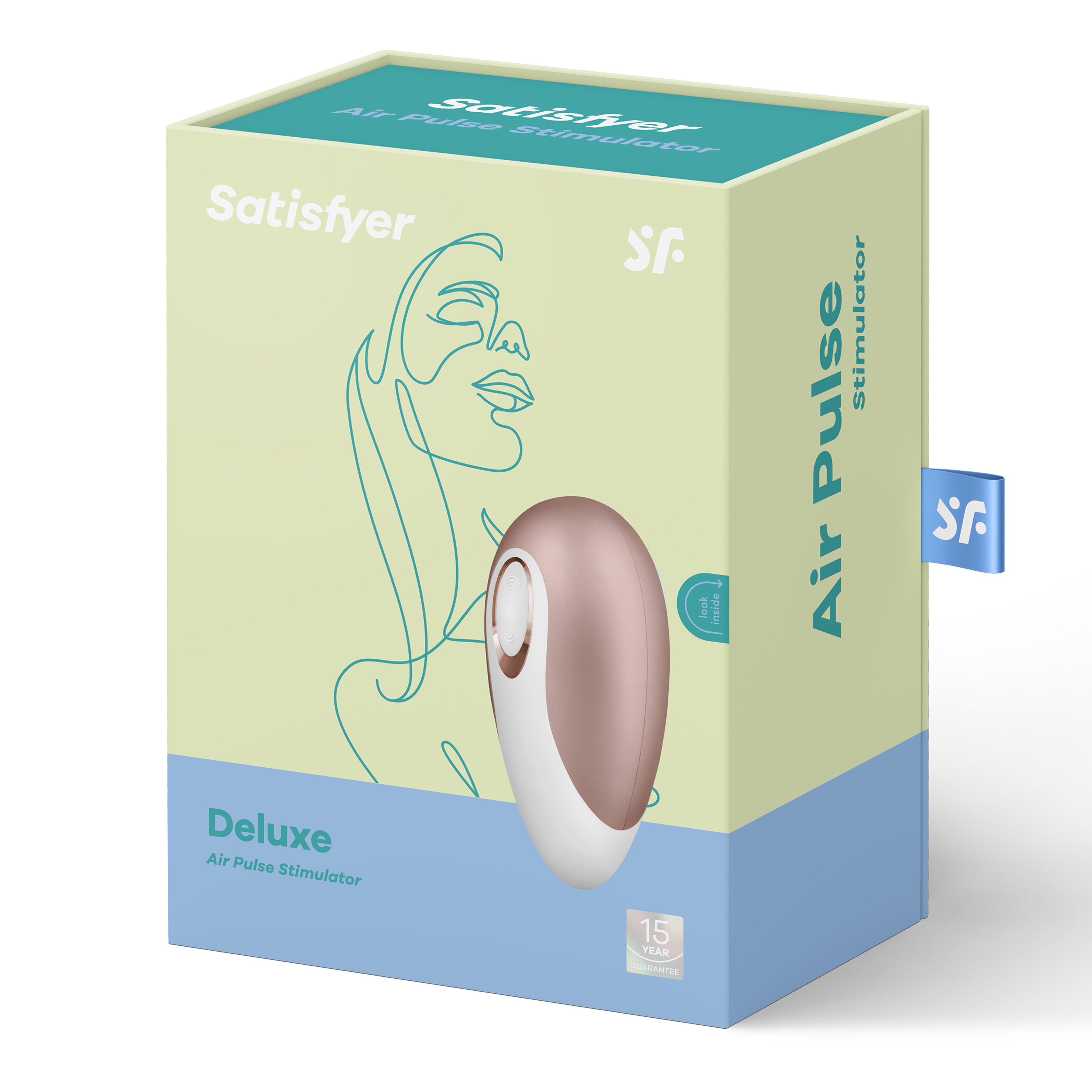 Вакуумный стимулятор клитора Satisfyer Pro Deluxe Next Generation, нежно-розовое золото