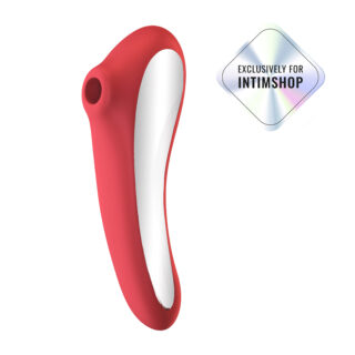 Клиторальный стимулятор+вибратор 2 в 1 Satisfyer Dual Kiss Exclusively for Intimshop.ru