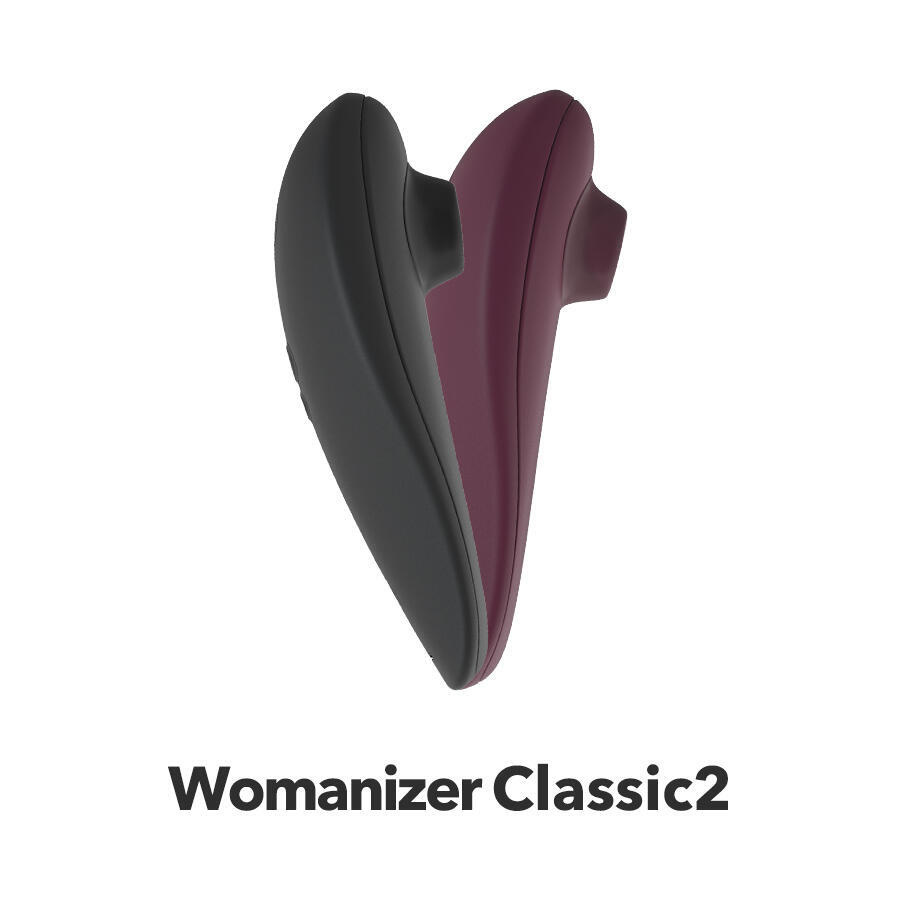 Вакуумный стимулятор Womanizer Classic 2, бордовый