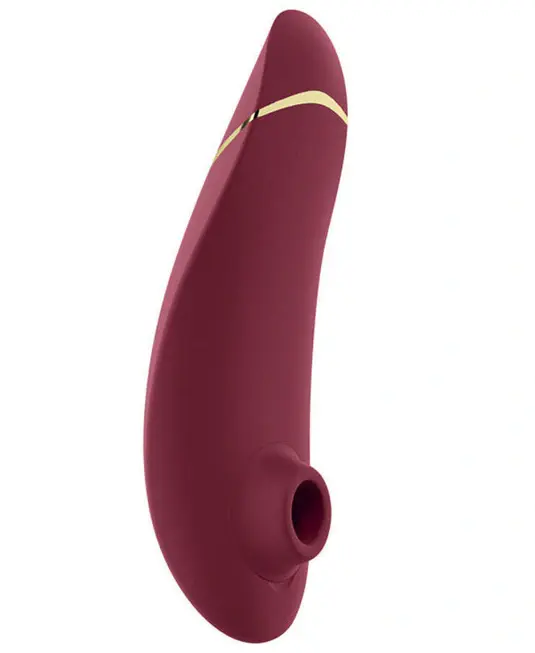 Вакуумный стимулятор клитора Womanizer Premium 2, бордовый