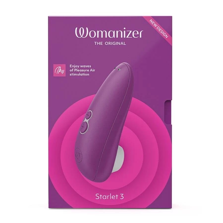 Вакуумный стимулятор клитора Womanizer Starlet 3, фиолетовый