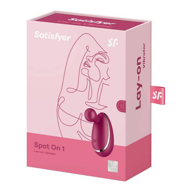 Клиторальный вибратор Satisfyer Spot On 1, ягодный - фото 2