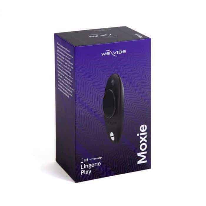 Клиторальный вибратор We-Vibe Moxie в трусики с пультом ДУ, черный