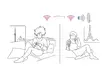 Клиторальный вибратор We-Vibe Moxie в трусики с пультом ДУ, бирюзовый