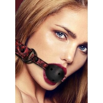 Кляп-шарик Shots Luxury Breathable Ball Gag, черный