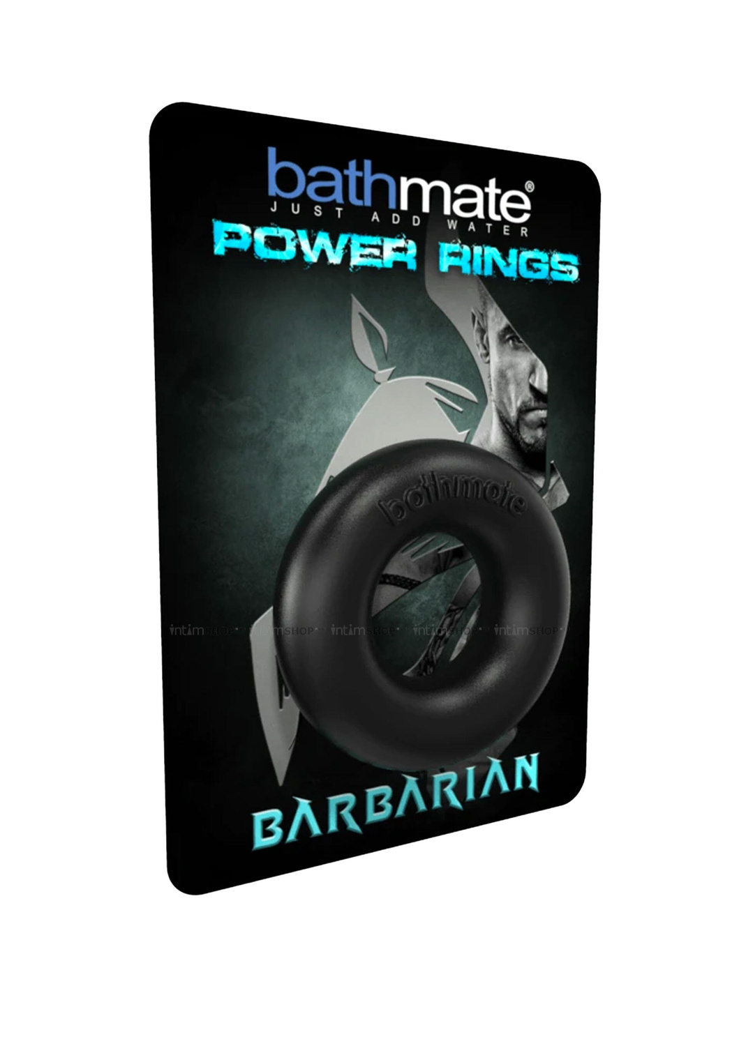 Эрекционное кольцо Bathmate Barbarian, черное