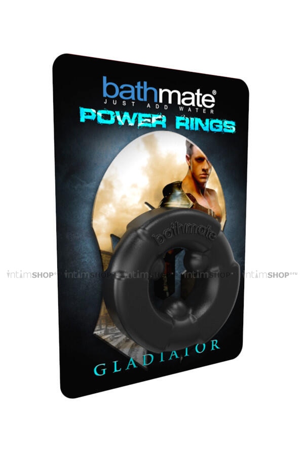 Эрекционное кольцо Bathmate Gladiator, черное