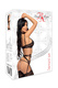 Комплект Beauty Night Diamond S/M, черный