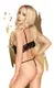 Комплект бюст и трусики Penthouse Double Spice, черный, S/M