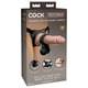 Комплект трусы, фаллоимитатор и кольцо PipeDream King Cock Elite Deluxe Silicone Body Dock OS, черный