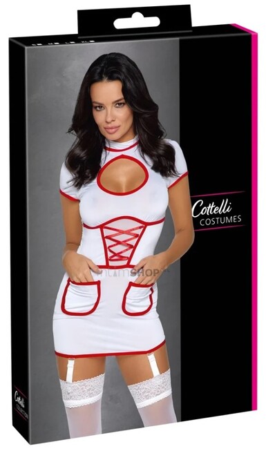 Костюм медсестры Orion Cottelli Costumes L, бело-красный - фото 1