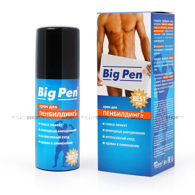 Крем для увеличения члена Bioritm Big Pen 50 мл