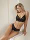 Трусики с жемчугом Le Frivole Easy to love 46-48, чёрные