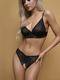 Трусики с жемчугом Le Frivole Easy to love 46-48, чёрные