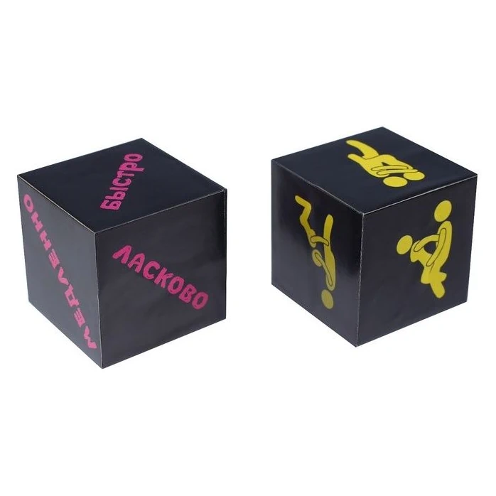Кубики для эротических игр Сима Лэнд «Позы», 2 шт от IntimShop