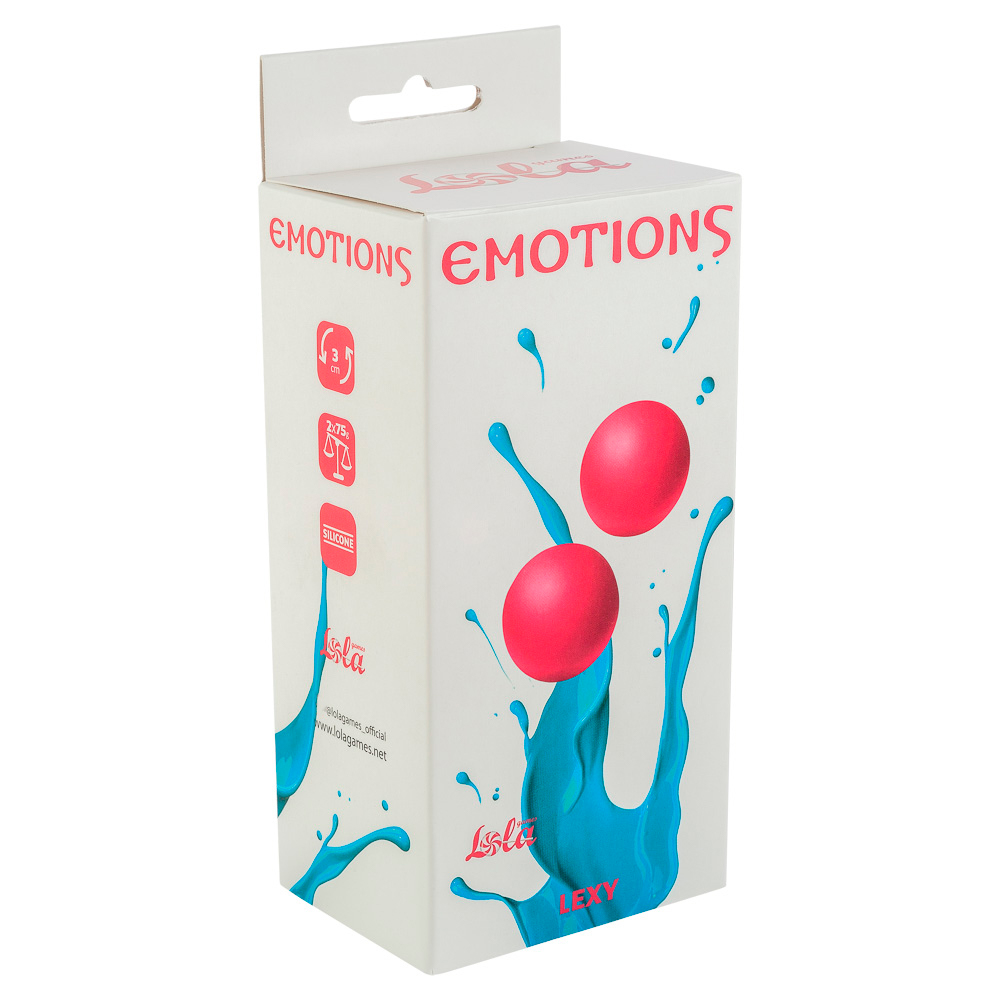 Вагинальные шарики без сцепки Lola Games Emotions Lexy Large, розовые