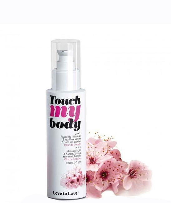 Лубрикант Love to Love Touch My Body Цветущая Вишня на силиконовой основе 100 мл