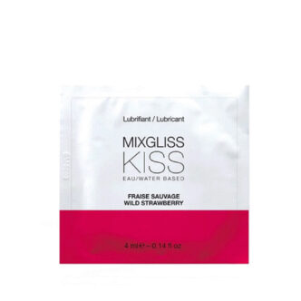 Лубрикант Mixgliss Kiss Лесная земляника на водной основе, 4 мл