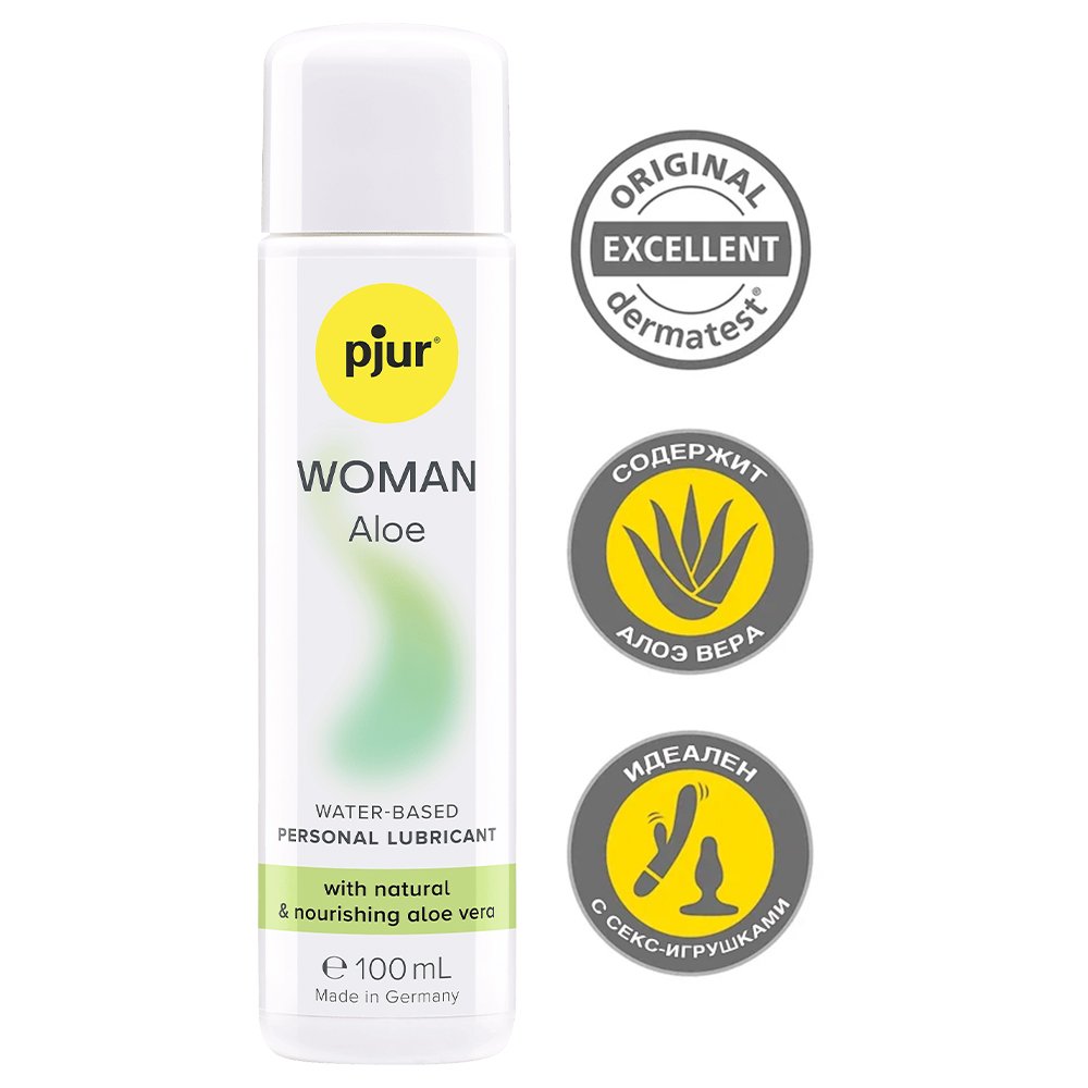 Лубрикант Pjur Woman Aloe на водной основе, 100 мл