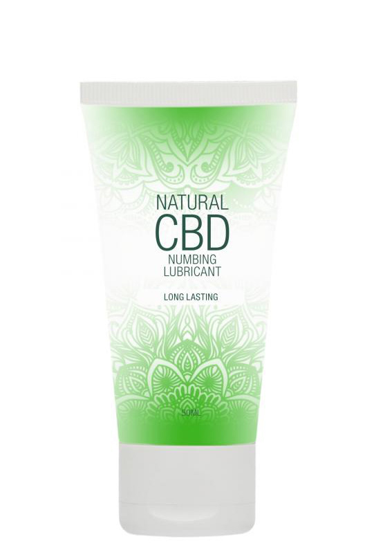Продлевающий лубрикант PharmQuests Numbing Natural CBD на водной основе, 50 мл