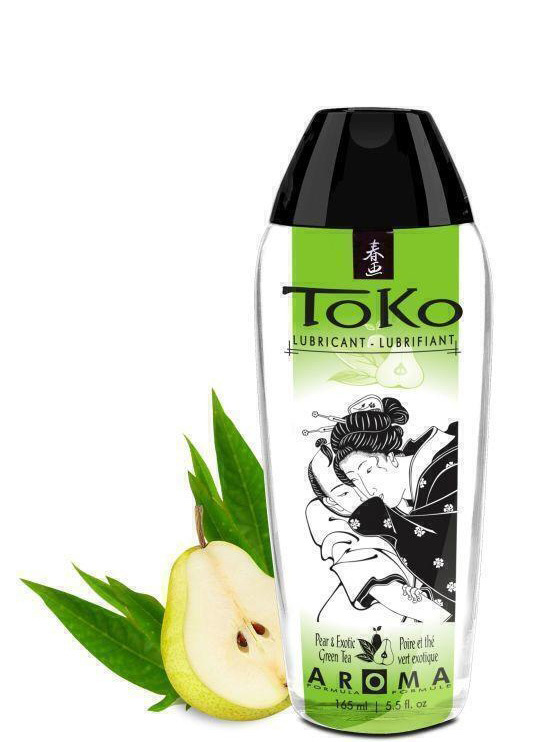 Оральный лубрикант Shunga Toko Aroma Груша и зеленый чай на водной основе, 165 мл