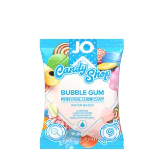 Оральный лубрикант System JO Candy Shop Фруктовая жвачка на водной основе, 5 мл