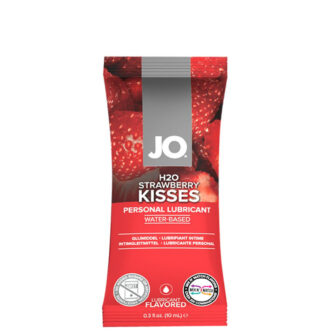 Лубрикант System JO H2O Flavored Клубничные поцелуи на водной основе, 10 мл