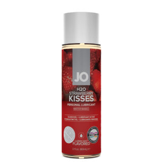 Лубрикант System JO H2O Flavored Клубничные поцелуи, на водной основе, 60 мл