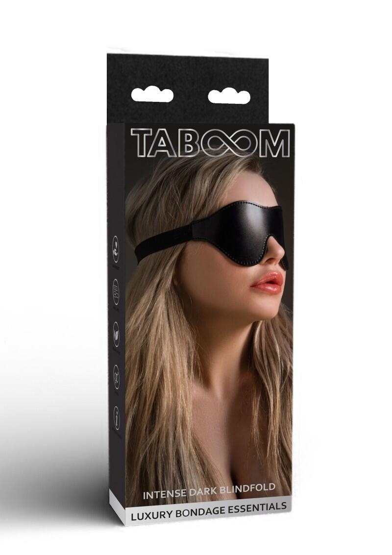 Маска Taboom Luxury Bondage Essentials Intense Dark Blindfold, черный