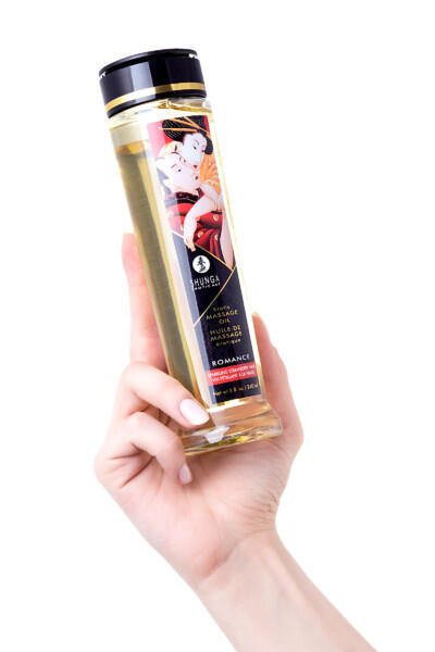 Массажное масло Shunga Клубника с шампанским, 240 мл