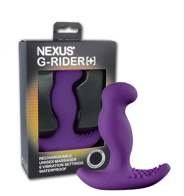 Вибростимулятор простаты и точки G Nexus G-Rider+, фиолетовый