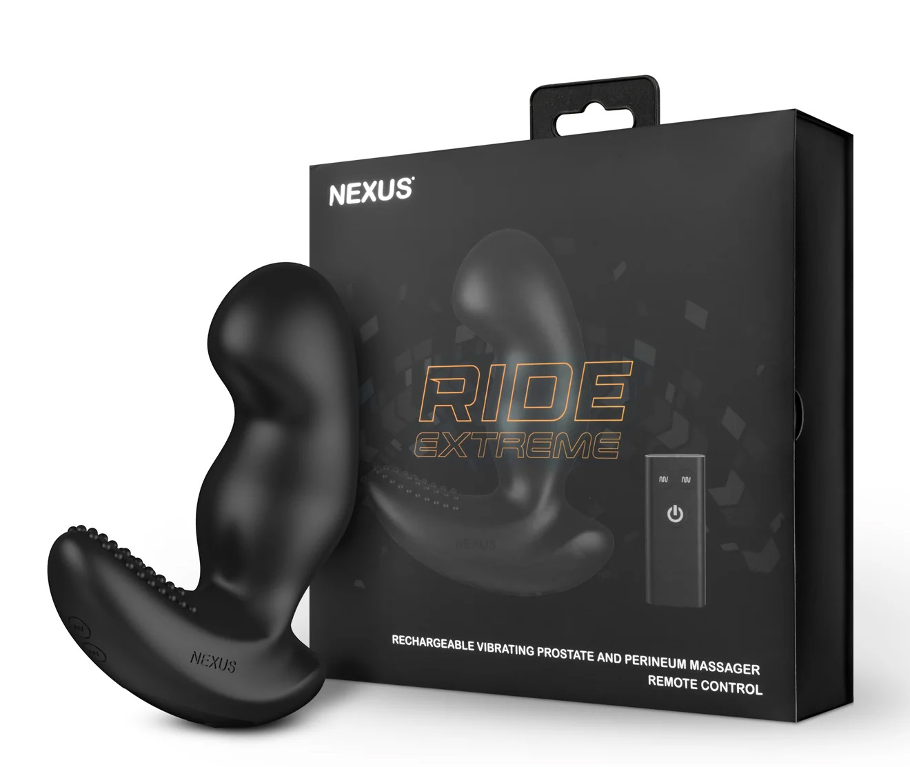 Вибромассажер простаты Nexus Ride Extreme с пультом ДУ, черный