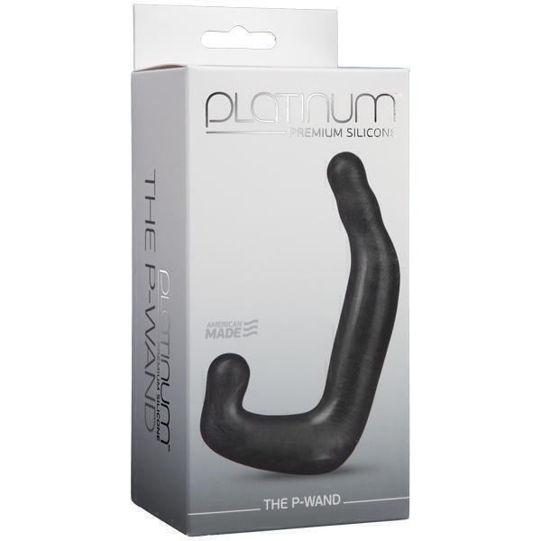 Массажер простаты Doc Johnson Platinum Premium Silicone The P Wand