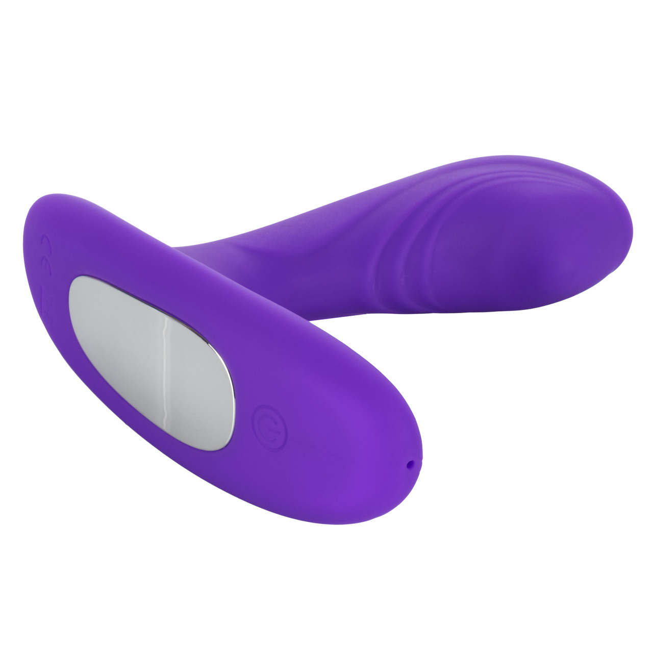 Вибромассажер простаты с плавающим шариком и пультом ДУ CalExotics Pinpoint Pleaser, фиолетовый 