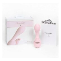Вибратор с вакуумной стимуляцией Irresistible Mythical, розовый
