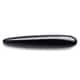 Двусторонний стимулятор из черного обсидиана Le Wand Crystal Slim Wand 17.8 см, черный