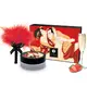 Съедобная массажная пудра Shunga Kissable Massage Powder Клубника с шампанским, 75 г