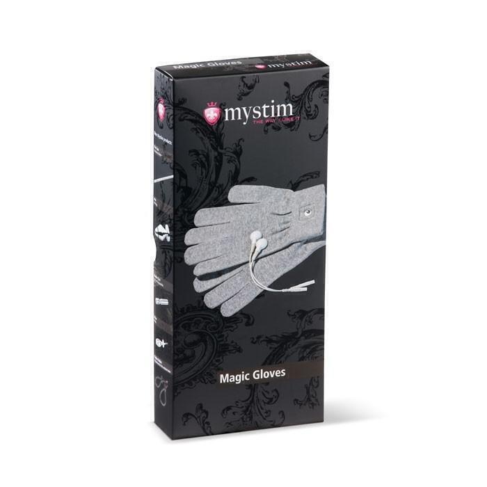 Перчатки с миостимуляцией Mystim Magic Gloves, серый