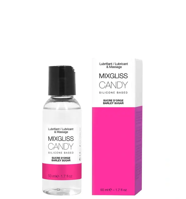 Массажный лубрикант Mixgliss Candy Ячменный сахар на силиконовой основе, 50 мл