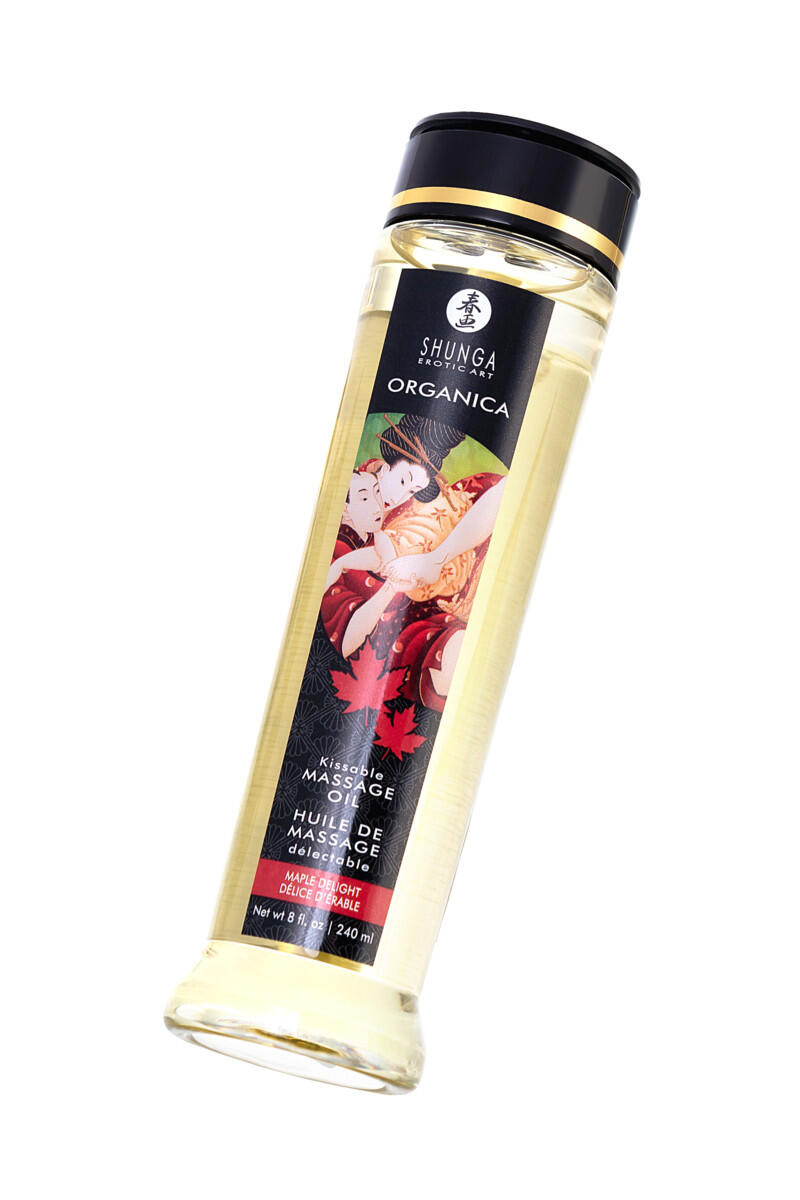 Массажное масло Shunga Organica Kissable Кленовое наслаждение, 240 мл