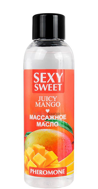 

Массажное масло с феромонами Bioritm Sexy Sweet Сочное манго, 75 мл