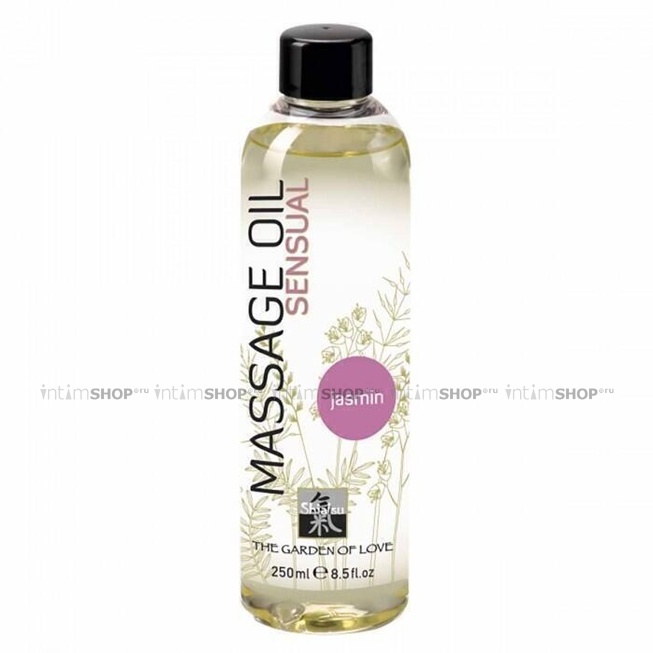 Массажное масло Shiatsu Massageoil Sensual жасмин, 250 мл - фото 1
