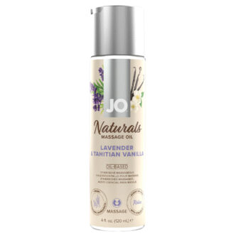 Массажное масло System JO Naturals Лаванда и ваниль, 120 мл