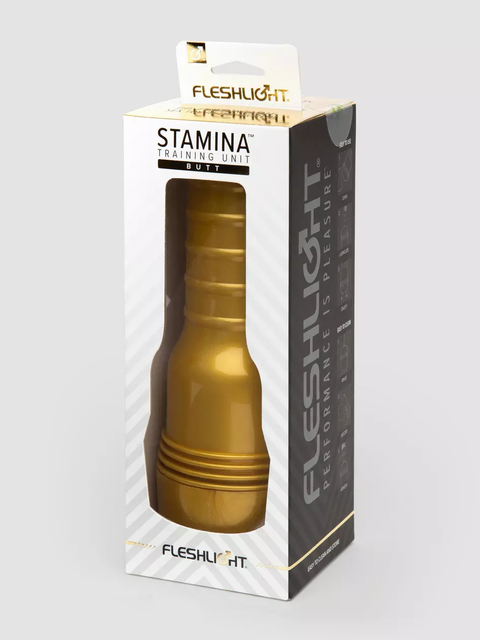 Мастурбатор-анус Fleshlight Stamina Training Unit Butt, золотистый