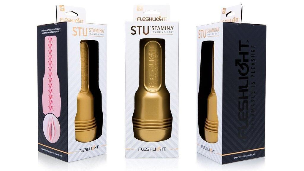 Мастурбатор-анус Fleshlight Stamina Training Unit Butt, золотистый