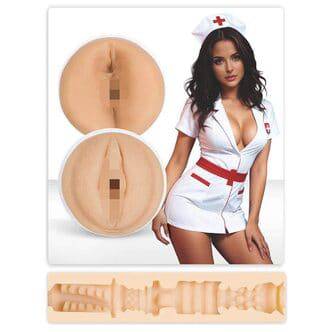 Двухсторонний мастурбатор ФлешНаш Flesh Fantasy Dr. Love, белый